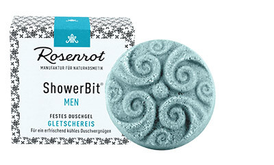 ShowerBit® MEN - festes Duschgel Gletschereis