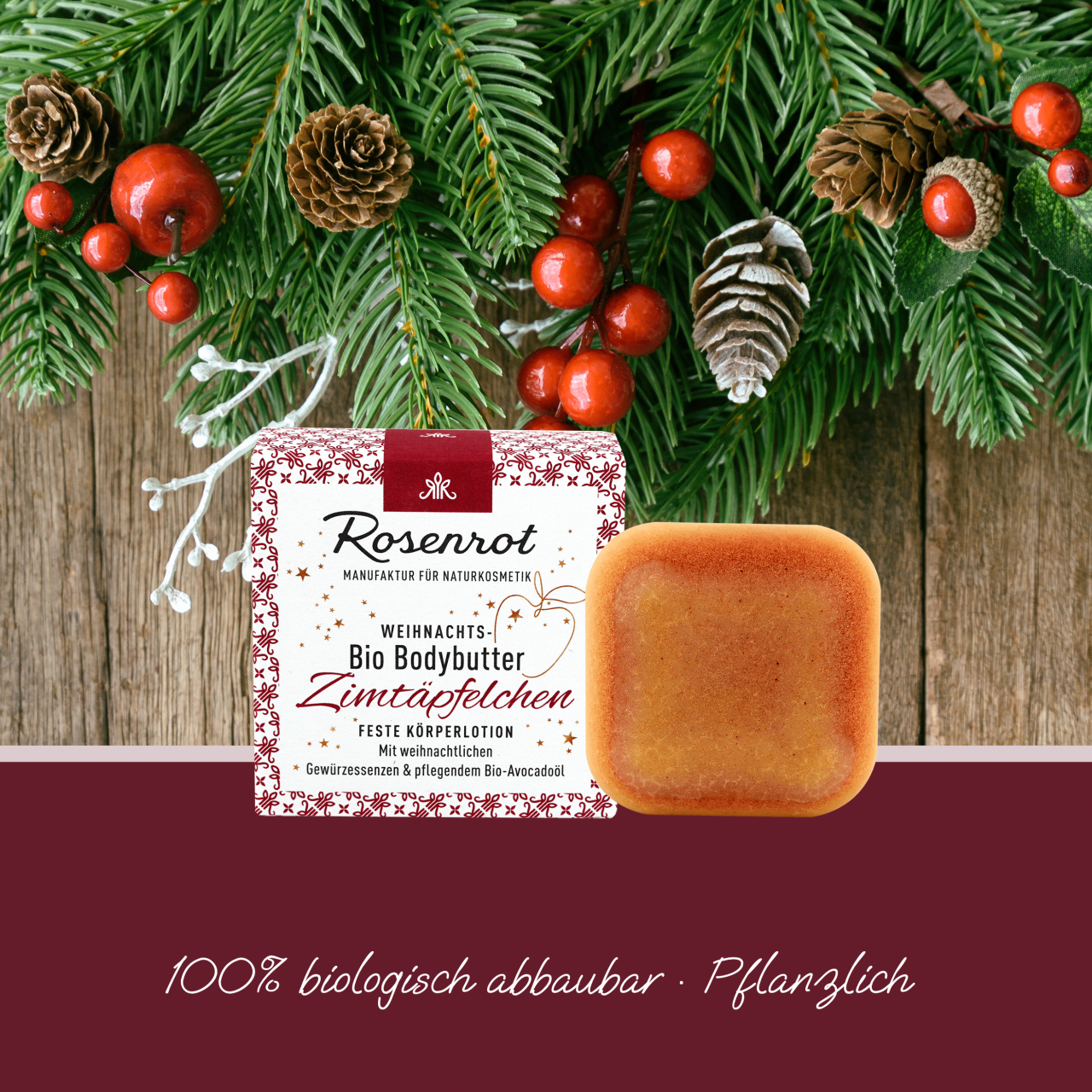 Organic Bodybutter Cinnamon Apples - Christmas Edition